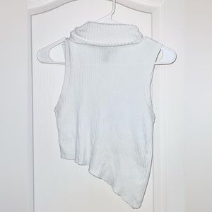 Turtle neck short sleeve top